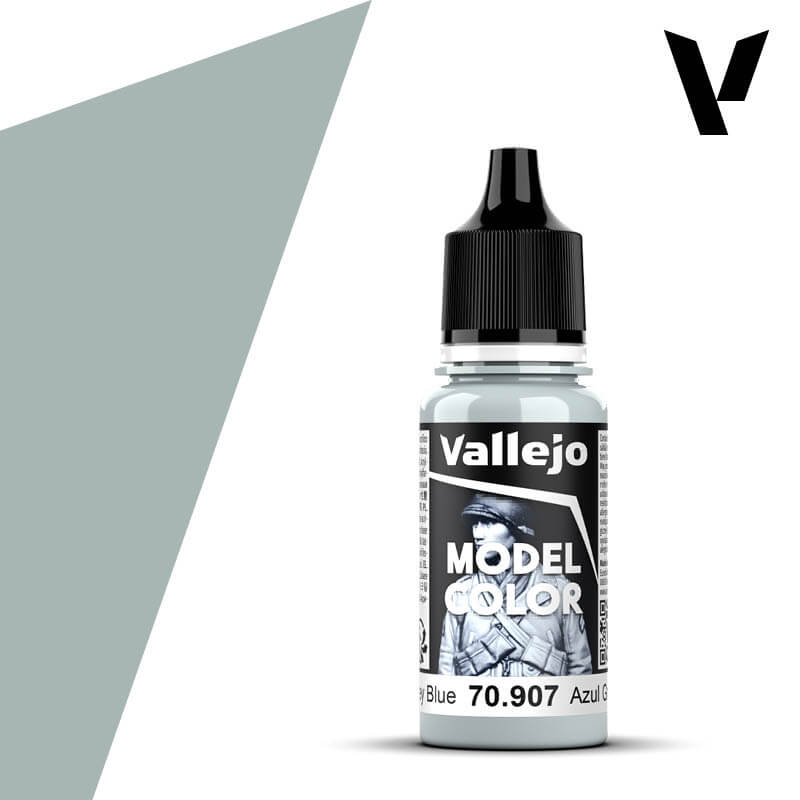 Vallejo - Model Colour - Pale Grey Blue 18ml Miniature Paint