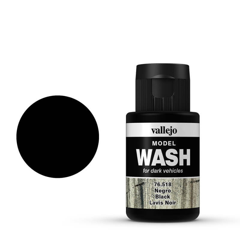 Vallejo Model Wash - Black 35ml Hobby Tool