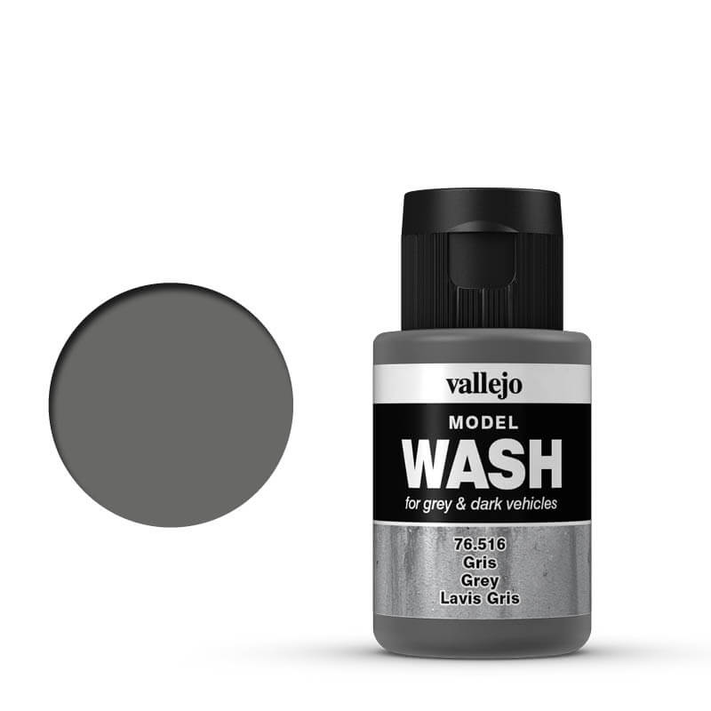 Vallejo Model Wash - Grey 35ml Miniature Paint