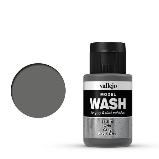 Vallejo Model Wash - Grey 35ml Miniature Paint