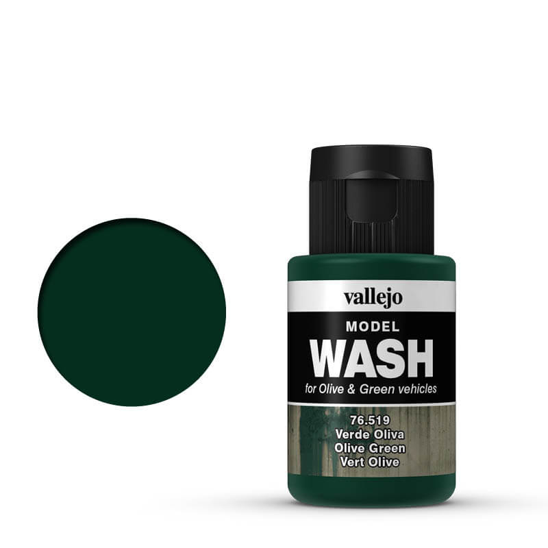Vallejo Model Wash - Olive Green 35ml Hobby Tool