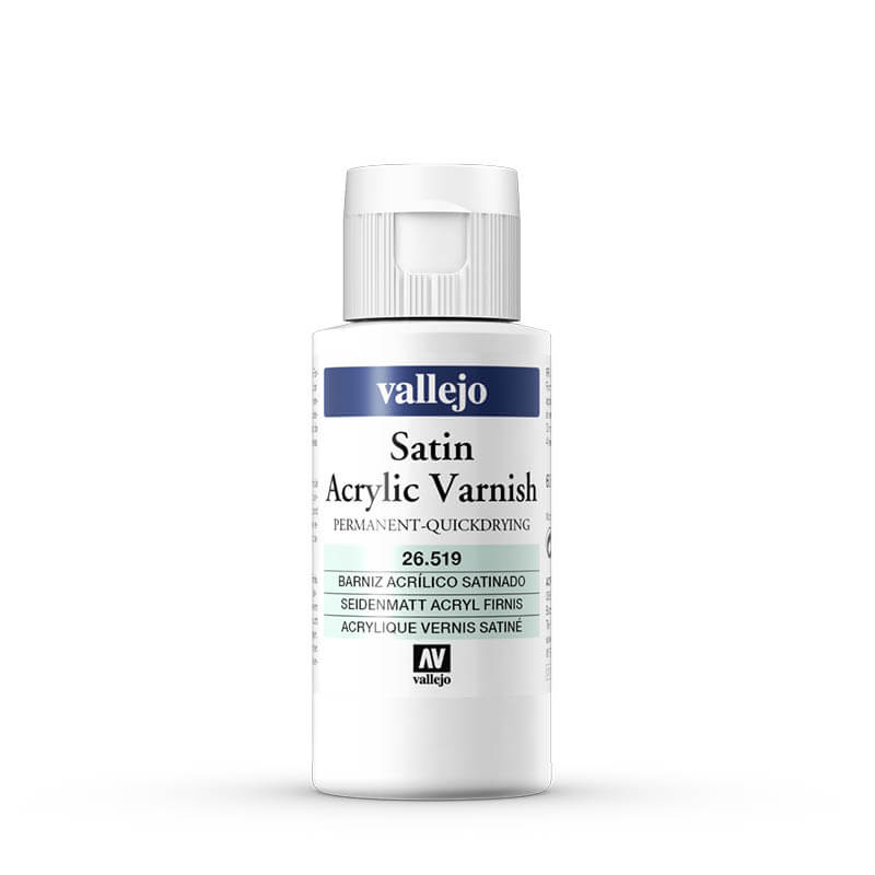 Vallejo Permanent Satin Varnish 60ml Hobby Tool