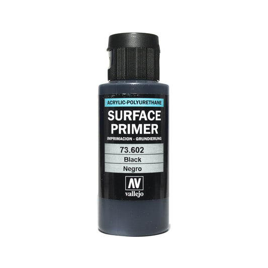 Vallejo Surface Primer - Black 60ml Miniature Paint