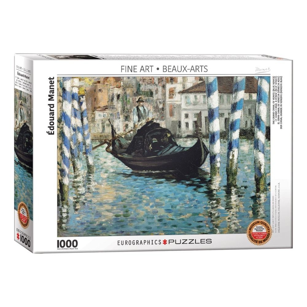 Eurographics Puzzle: Manet - Grand Canal of Venice - Jigsaw Puzzle