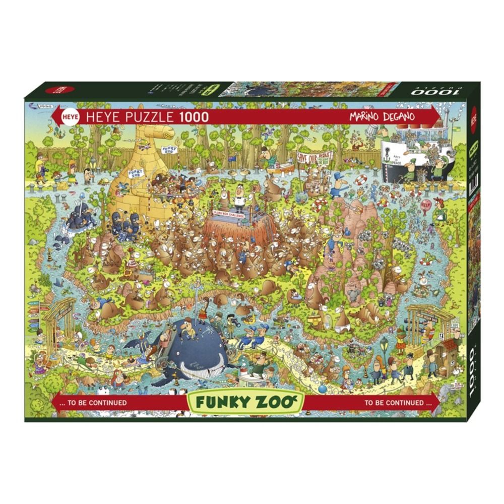 Heye Puzzle: Funky Zoo - Australian Habitat - Jigsaw Puzzle