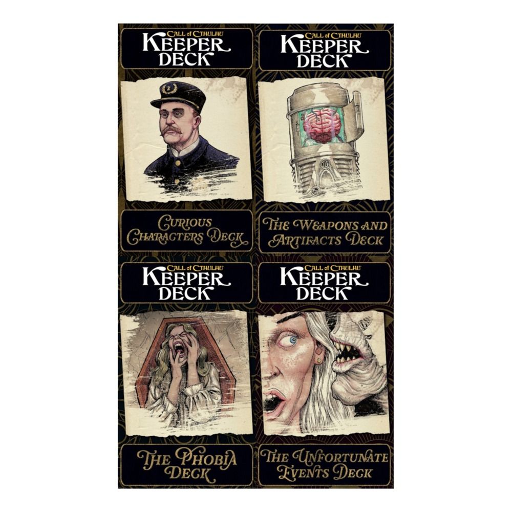 Call of Cthulhu: Keeper Decks (Second Edition) - RPG
