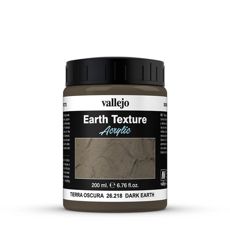 Vallejo Diorama Effects - Dark Earth 200ml Hobby Scenics