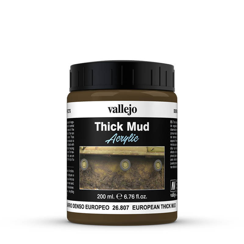 Vallejo Diorama Effects - European Thick Mud 200ml Hobby Scenics