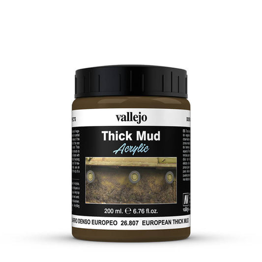 Vallejo Diorama Effects - European Thick Mud 200ml Hobby Scenics