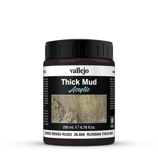 Vallejo Diorama Effects - Russian Thick Mud 200ml Hobby Scenics