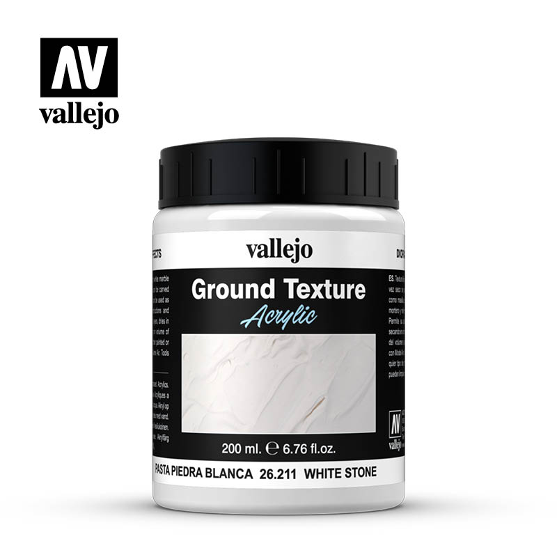 Vallejo Diorama Effects - White Stone Paste 200ml Hobby Scenics