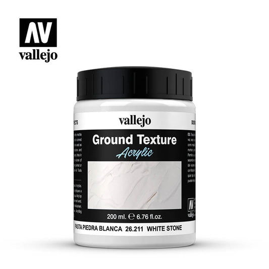 Vallejo Diorama Effects - White Stone Paste 200ml Hobby Scenics