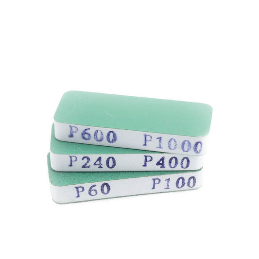 Vallejo Hobby Tools - FlexiSander Dual Grit x3 (80x30x12mm) Hobby Tool