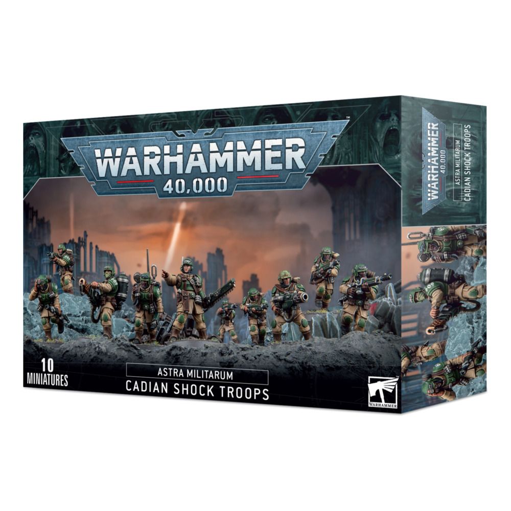 Warhammer Astra Militarum Cadian Shock Troops