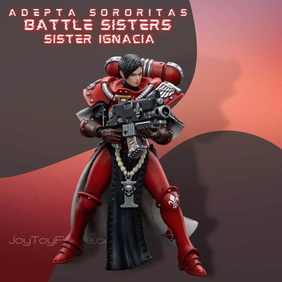Warhammer Collectibles: 1/18 Scale Adepta Sororitas Order of the Bloody Rose Sister Ignacia Miniature Paint