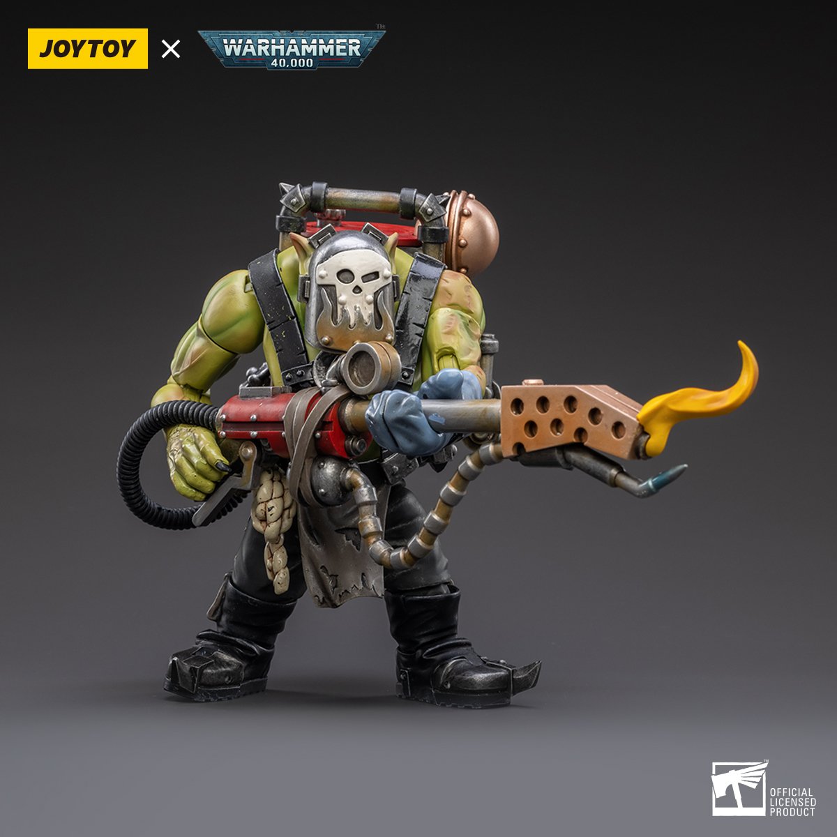 Warhammer Collectibles: 1/18 Scale Ork Kommandos Burna Boy Ragrob Miniature Paint